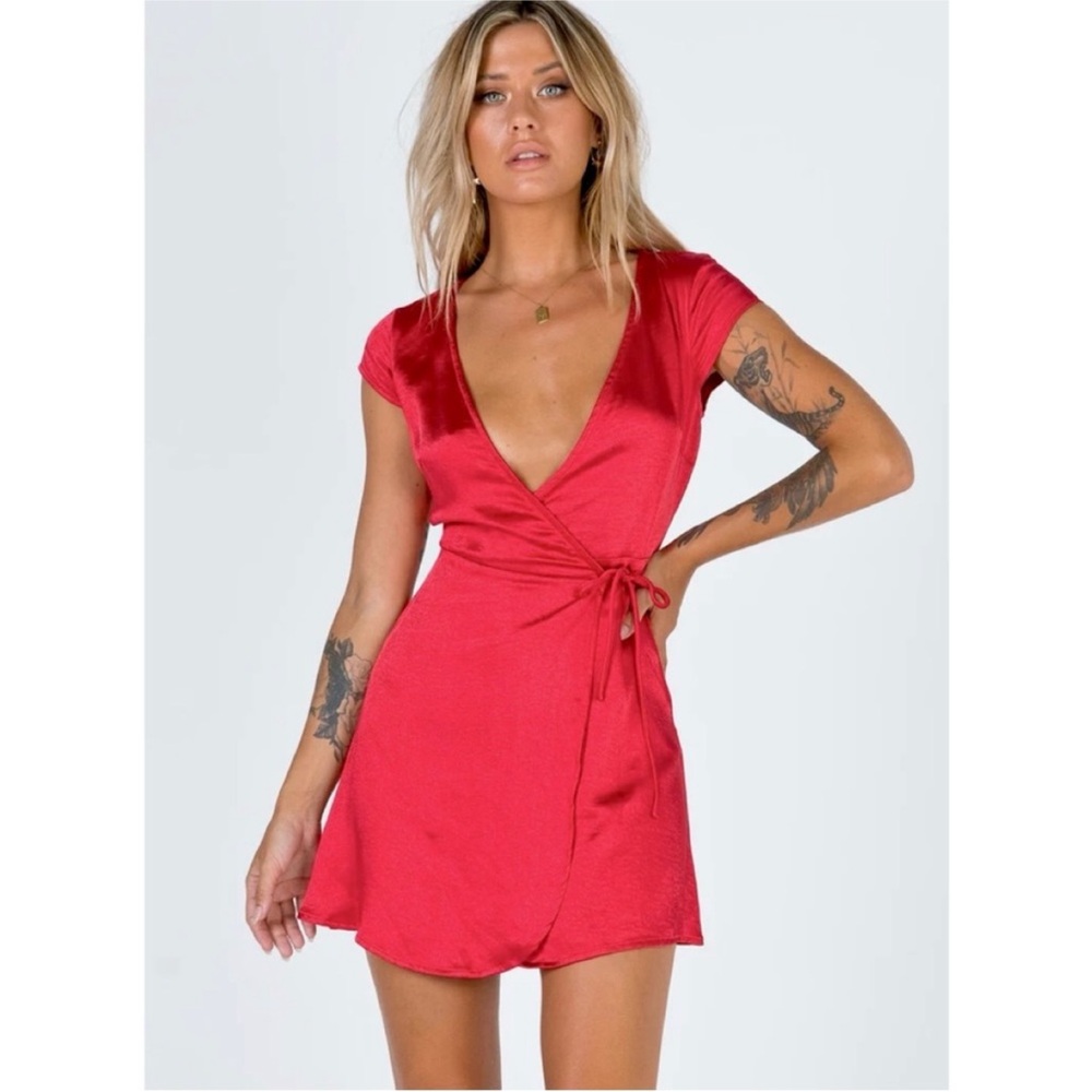 Princess Polly - Emily mini dress - Red - US 4
